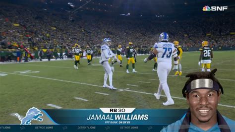 Jamaal Williams Snf Intro And Post Game Interviews Prove You Can Be