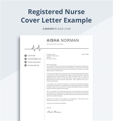 Nursing Cover Letter Microsoft Word - Infoupdate.org