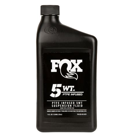 Fox Racing Shox Suspension Oil 5 Wt Teflon Infused 946 Ml Maciag