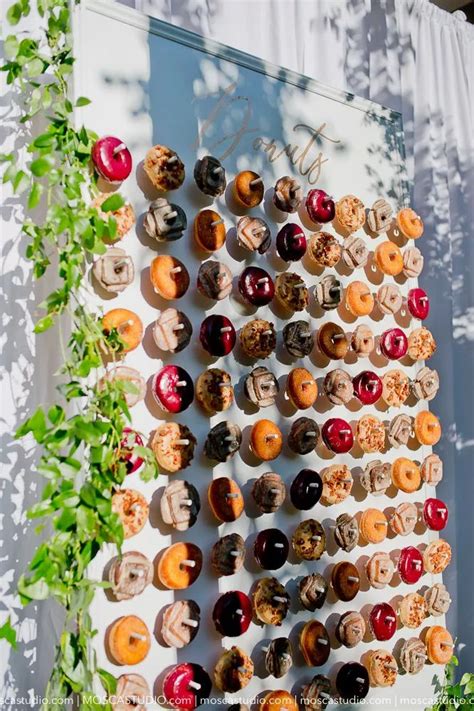 20 Doughnut Wall Ideas For Your Wedding Donut Wall Backyard Wedding