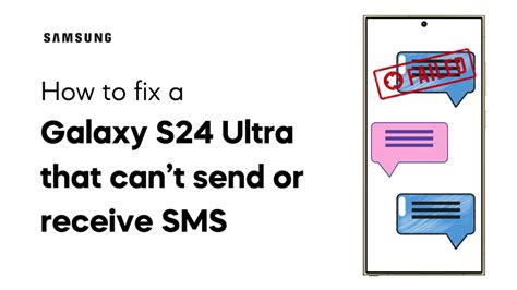 Solved Samsung Galaxy S24 Ultra Cant Send Receive Text Messages Sms Youtube