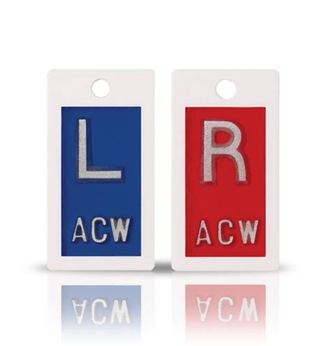 Lead Free Non Adhesive Plastic X Ray Markers