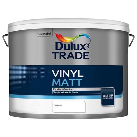 Dulux Trade Vinyl Matt White 10L | Gibbs & Dandy