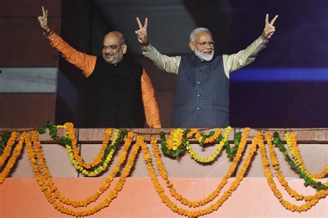 Modi Led BJP Wins Indian Elections Election Commission SHINE News