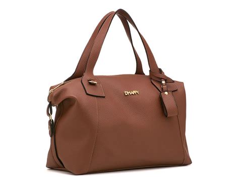 Bolsa Feminina Dhaffy B U Grande Marrom Dhaffy