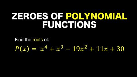 How To Solve Polynomial Equations Using Descartes Rule Of Signs And