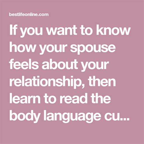 30 Body Language Cues That Indicate Relationship Problems