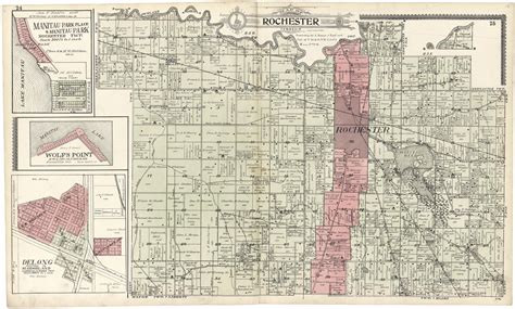 Fulton County Indiana Map Oconto County Plat Map