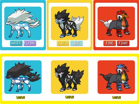 Legendary Dog Pokemon