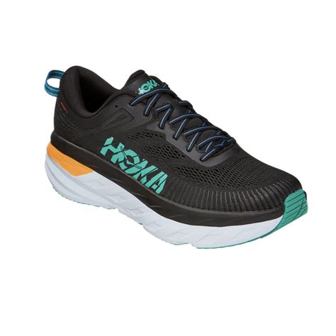 Giày Hoka Bondi 7 Black Atlantis 1110518 Batl Authentic Shoes