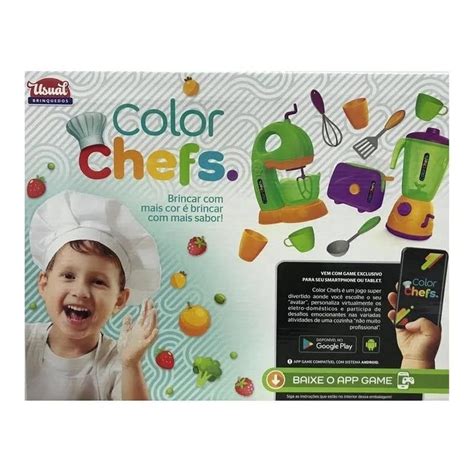 Kit Cafeteira Infantil Verde E Laranja Luz E Som App Game Usual