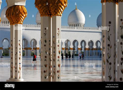 Sheikh Zayed Grand Mosque Abu Dhabi Is The Largest In The Uae And The