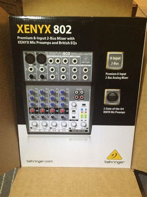 Behringer Xenyx Channel Compact Audio Mixer