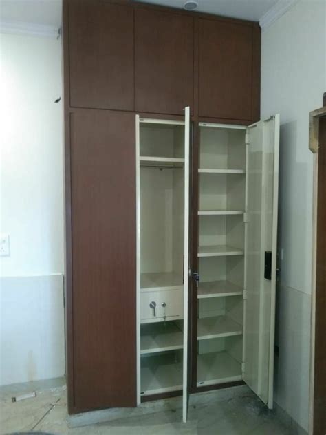 Wooden Wall Fixed Wardrobe Without Mirror At Rs Sq Ft In Ghaziabad