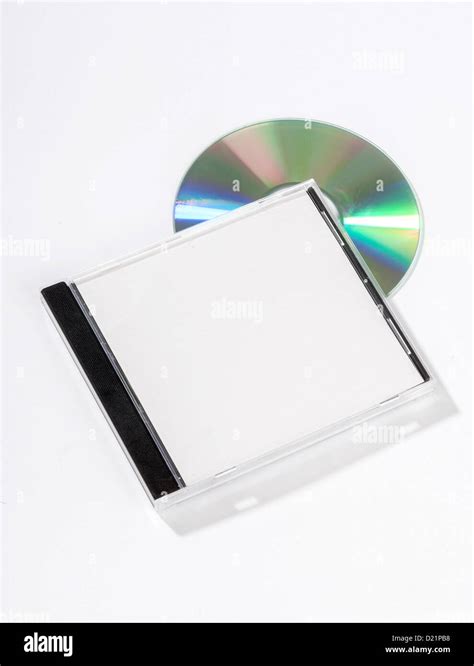 Blank Cd Rom With Jewel Case Stock Photo Alamy