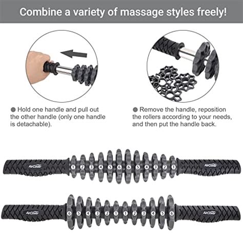 Muscle Roller Massage Roller Stick 17 Inches Muscle Roller Sticks For