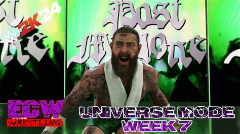 ECW 2K24 Universe Mode Week 7 ECW Wwe2k24 Wweuniversemode YouTube