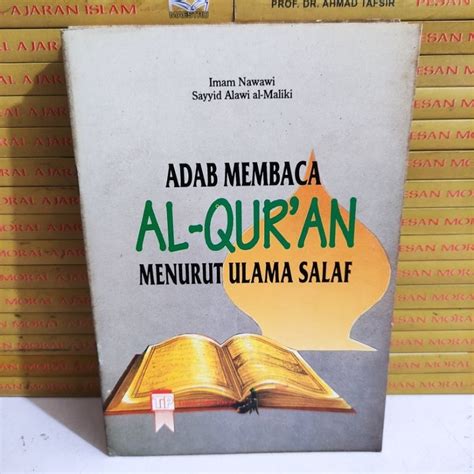 Jual Buku Obral Murah Adab Membaca Al Quran Menurut Ulama Salaf