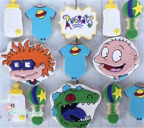 Pin by Estacia on Rug treats | Rugrats, Sugar cookies decorated, 24th ...