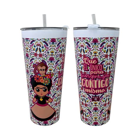 tumbler trenta ilustración frida