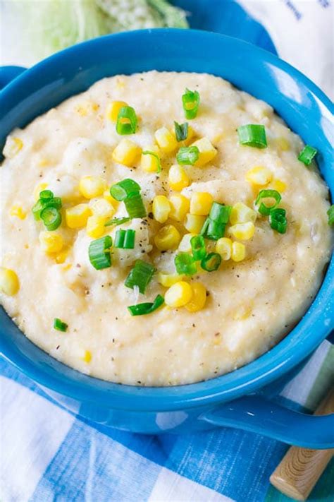 Cheese Grits With Corn And Vidalia Onion Spicy Southern Kitchen