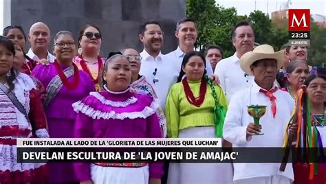 Cdmx Inaugura R Plica De La Joven De Amajac En Reforma Reconocimiento