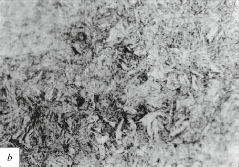 Microstructure Of Steel Aisi 4340 After Heat Treatments Sq3 A And Sq4