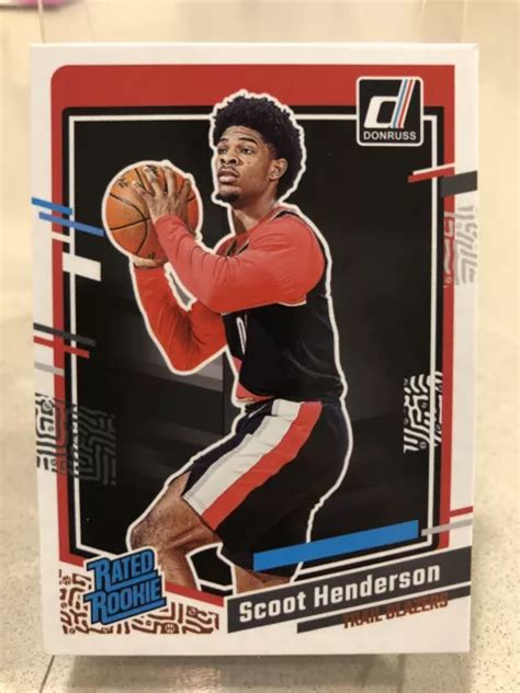 SCOOT HENDERSON 2023 24 Panini Donruss Rookie 250 RC HOT 1 99