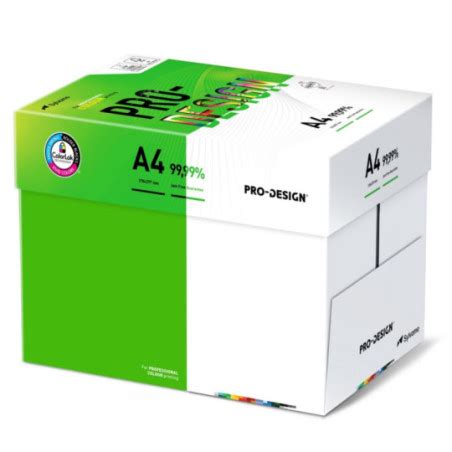 Papier Ksero Satynowy A4 200g PRO DESIGN 250ark 168 CIE