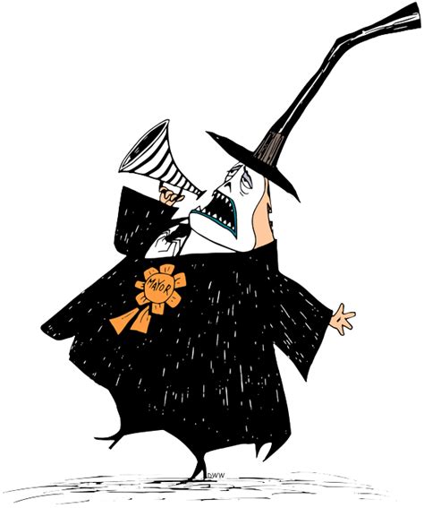 Nightmare Before Christmas The Mayor SVG