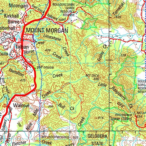 Rockhampton Sf56 13 Map By Geoscience Australia Avenza Maps Avenza Maps