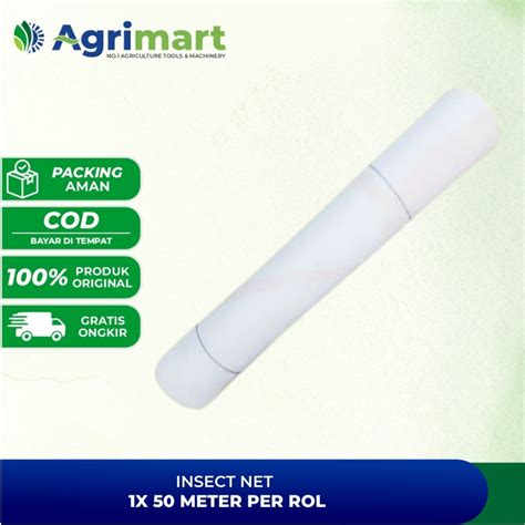 Jual Insect Net Lebar Meter Jaring Kasa Putih Penghalang Serangga