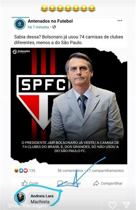 Antenados No Futebol Há 7 Minutos Sabia Dessa Bolsonaro Já Usou 74