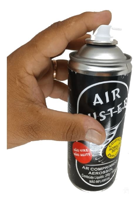 Ar Comprimido Aerosol Spray 200g 164ml Air Duster Implastec