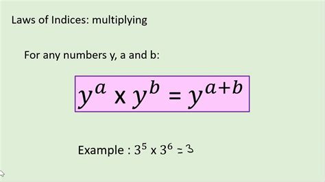 Indices Laws 1 Foundation Gcse Maths Youtube