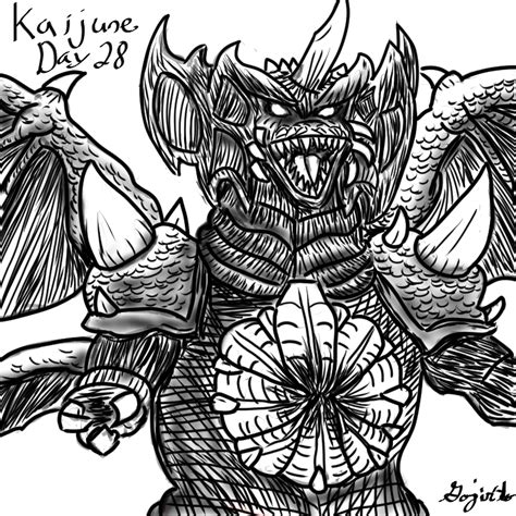 Kaijune Day 28 Destoroyah By Gojira Kun92 On Deviantart