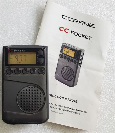 C Crane Cc Pocket Am Fm Noaa Weather Radio Clock Sleep Timer