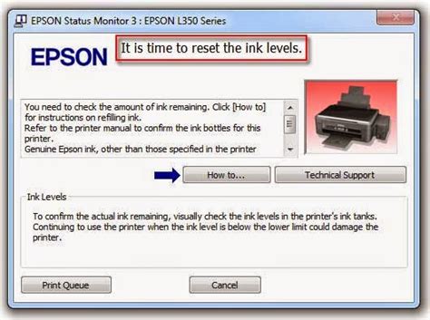 Cara reset ink level printer EPSON l350 - Komputernovandut