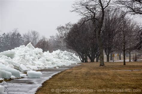 Ice Shove On Lake Erie Feb 24 2019