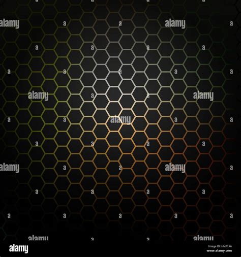 Hexagonal pattern. Circular honeycomb. Abstract vector background Stock ...