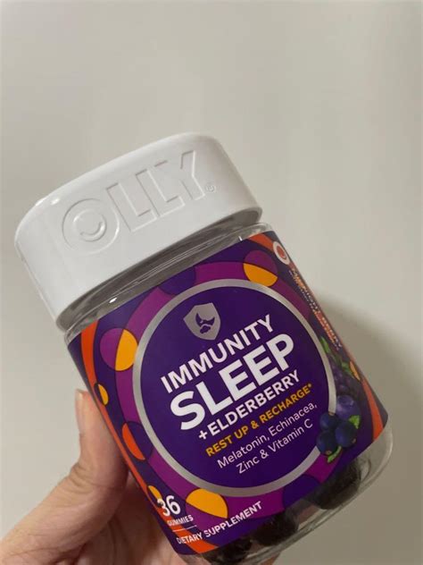 Olly Immunity Sleep Elderberry Health Nutrition Health