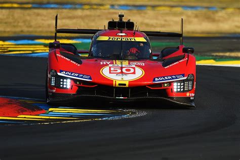 Le Mans Hours Ferrari Locks Out Front Row