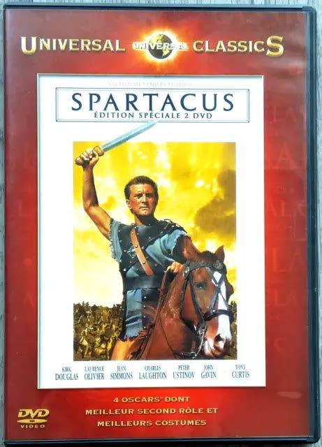 Dvd Collector Disques Spartacus Stanley Kubrick Kirk Douglas Tony