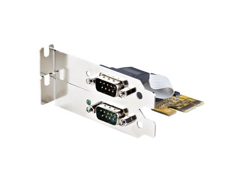 Startech Port Pci Express Serial Card Dual Port Pcie To Rs