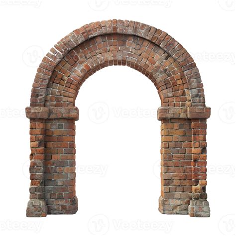 Ladrillo Arco En Transparente Antecedentes Png