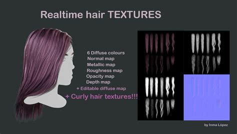 Hair Textures And Tutorial 3d Asset Cgtrader