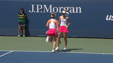 Canadian Dabrowski Moves On With Doubles Partner Routliffe Video Tsn