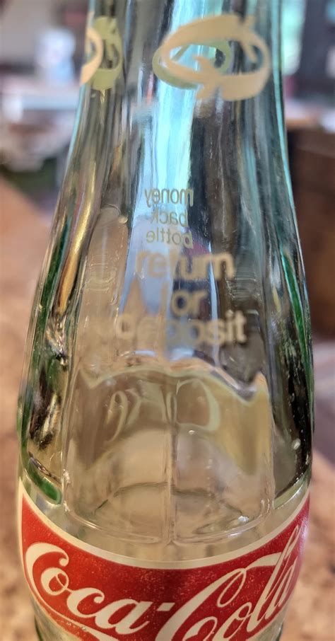 Vintage S Coca Cola Glass Bottle Oz Return For Deposit Etsy