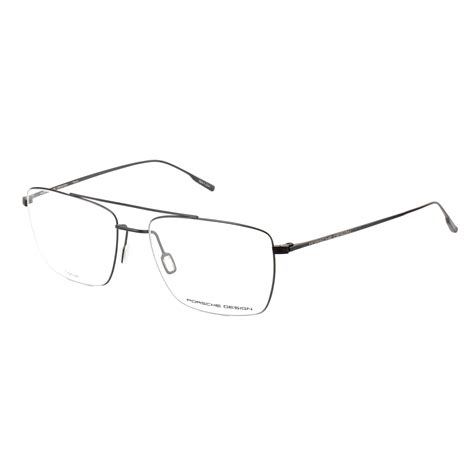 Eyeglasses Frame Porsche Design Black Men P8381 A 57