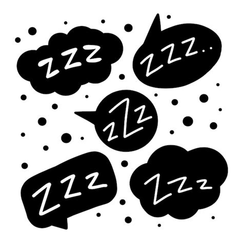 Premium Vector Zzz Sleep Bubble With Text Snore Printable Graphic Tee